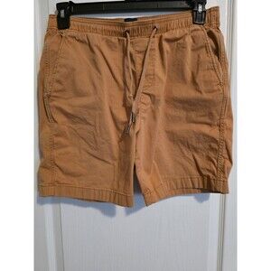 Gap bermuda 7in shorts rust-orange color elastic waist with Drawstring Men's M